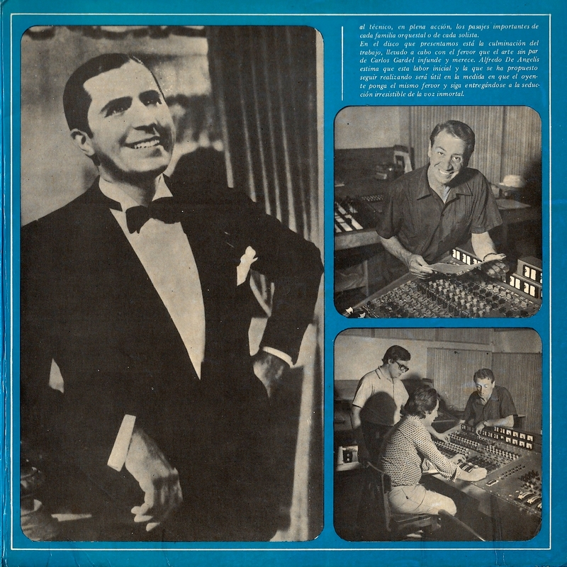 Carlos Gardel con la orquesta de Alfredo de Angelis